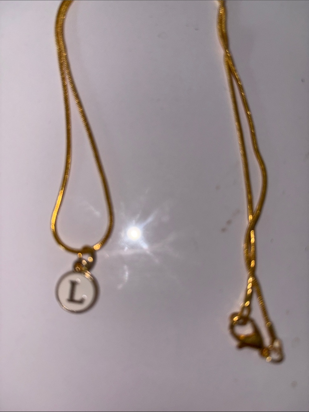 Gold Initial 'L' Necklace - Personalized Women’s Jewelry